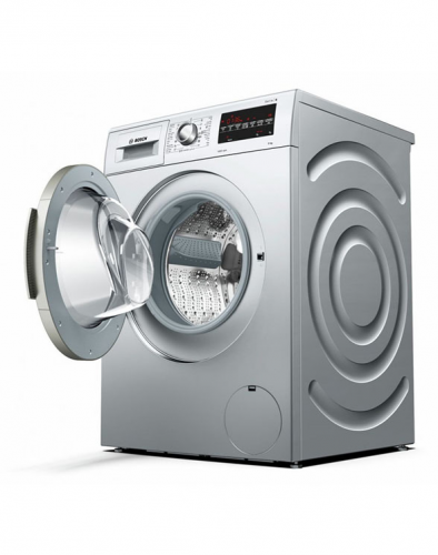 Bosch Front Loading Digital Washing Machine, 9 KG, Inox Silver - WAT2848SEG